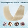 Elailite Clip-In Real Hair Extensions, 5 Pieces, Remy Hair Extensions