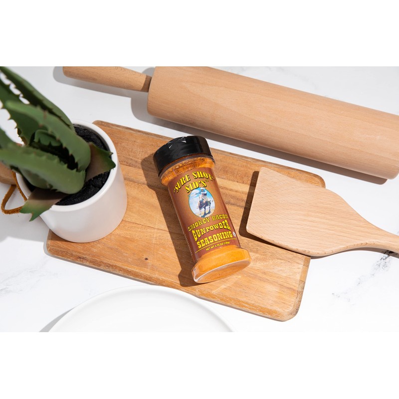 Sure Shot Sid’s Smokey Bacon Gunpowder Seasoning - Famous BBQ