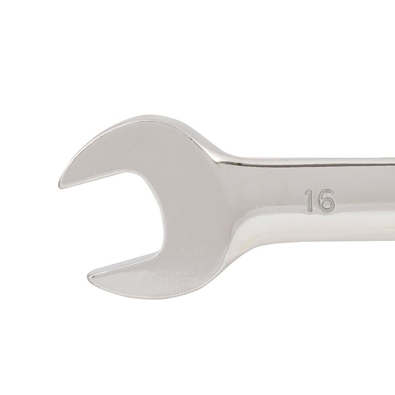 Silverline 763605 Flexible Head Ratchet Spanner, 16 mm