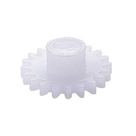 Bettomshin Plastic Gear 202A 0.5 Modulus Pulley Belt Shaft Robot RC Motor Hand DIY Mechanical Parts Kit White 10pcs