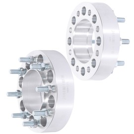 wellstorehere 2Pcs 2" 8x6.5 Hub Centric Wheel Spacers 9/16"x18 For Dodge Ram 3500 1994-2010