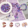 Mixed Colour Glass Crystal Beads，UHOMENY Round Spacer Beads Glass Beads