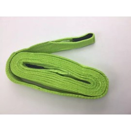 AHS 3" x 20' Recovery Strap, 36000lbs Capacity, DoublePly, Hi-Viz Green