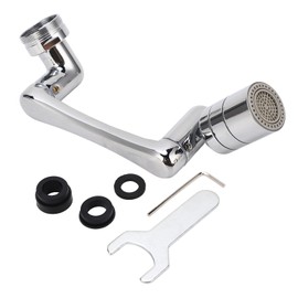 1080 Degree Rotating Faucet Extender Filter Brass Universal 2 Modes Robot Arm Bathroom Wash Eyes Hair Face