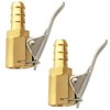 D.B.J 2pcs 8mm Car Air Pump Thread Nozzle Adapter Tire
