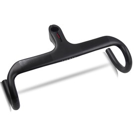 Alfa Pasca bicycle handlebars road bike 440 * 90mm integrated stem and handlebar 1-1/8'' carbon road handlebar