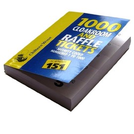 Raffle and Cloakroom Tickets / 1000 Tickets