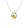 Delight Jewelry Silvertone Yellow Hibiscus Flower - Joy Ring Charm
