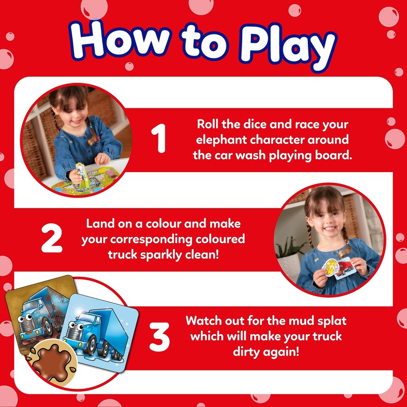 Orchard Toys Mucky Trucks Game, A fun colour matching game
