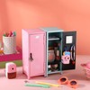 Vercraft 2 Pcs Mini Metal Locker Storage with Lock and