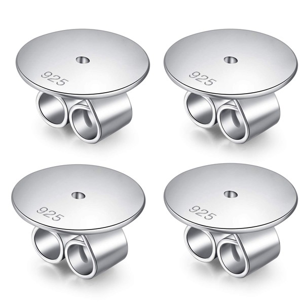 Earring Backs Replacement Locking Earring Backs for Studs 925 Sterling