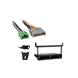 Harmony Audio Compatible with Mercury Grand Marquis 1998 1999 2000 2001 2002 Single DIN Stereo Harness Radio Install Dash Kit