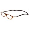 Calabria Snap Front Click Gafas de lectura magnéticas +1.50 Tortuga