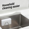 Rieoany Sponge Holder for Kitchen Sink with Two Nano-Sponges Stainless