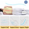 QABIRK Knee Pillow for Side Sleepers for Back Pain, Leg