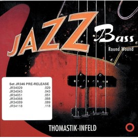 Thomastik Einzelsaite A .075 Stahlkern, Nickel round wound super long scale 36" JR36075 für E-Bass Jazz Satz JR364