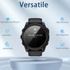 NOUKAJU [4pack] Screen Protector for Garmin Tactix 8-47mm, Smartwatch Screen