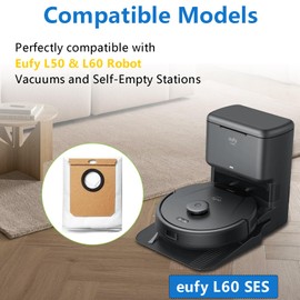 BUXEBUX 14 Pack Dust Bags Replacement for Eufy L60 / L60 Hybrid / L60 SES / L50 Series Robot Vacuums Replacement Dust Bags Vacuum Cleaner Self-Empty Station Dirt Disposal Bags