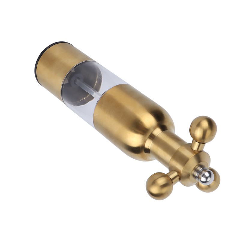 Stainless Steel Pepper Mill Manual Faucet Valve Shape Black Pepper