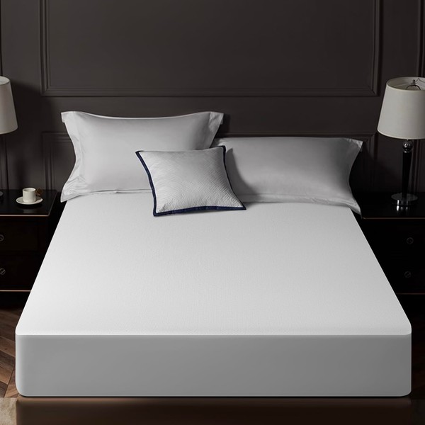 California King Mattress Protector Tencel 100% Waterproof Mattress Protector,Silky Soft