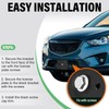 No Drill Front License Plate Bracket Holder Compatible with Mazda