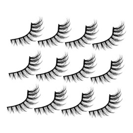Baluue Fake Eyelashes Natural False Strip Lashes Fluffy Design Comfortable for Daily Wear and Special Gatherings
