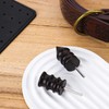 2pcs Leather Slicker Burnishing Working Tool, 2 Styles Leather Edge
