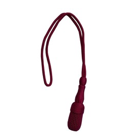 New Brand Military Officer's Army / Navy Sword Knot Gold Bullion American US Coast Guard Cord Acorn (Burgundy)