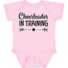 inktastic Cheerleader in Training Baby Bodysuit Newborn 0080 Pink 2c4ca