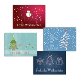 Christmas Postcards Christmas Cards Set of 30 50 100 Art Vintage Nostalgia