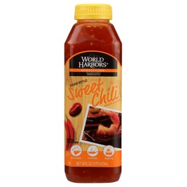 World Harbors Asian Style Sweet Chili Sauce 16 oz. (Pack of 2)