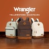 Wrangler Yellowstone Western-Style Backpack Coated Polyester Water Resistant Casual Daypack
