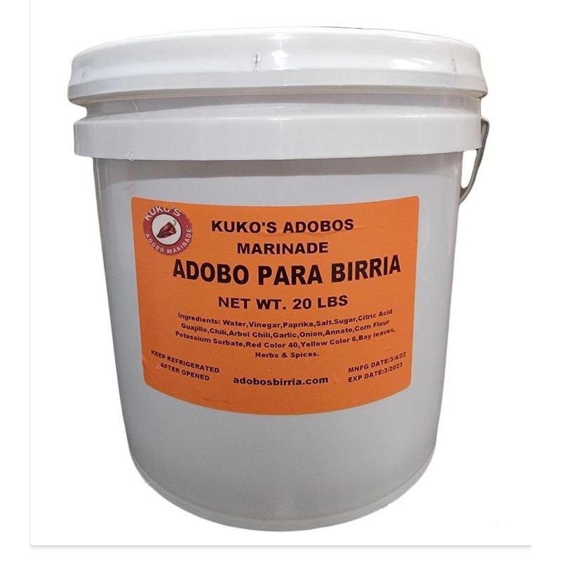 Birria Adobo 16 oz marinade Traditional Flavor, Concentrated Paste -