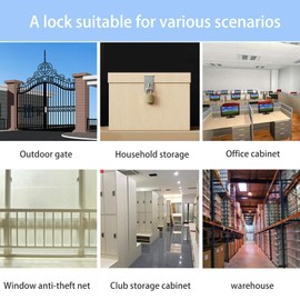 Nutabevr Nutabevr 3 Stck Vorh?ngeschloss,32mm Schloss Klein mit 9 schlssel,Vorh?ngeschl?sser fr Rucks?cke,Reisetaschen,Werkzeugkisten,Kellerschloss,Spind,Koffer,Fitnessstudio Schlie?f?cher,Fahrradschloss