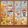 KOBOKO Autumn Window Sticker Set, 9 Sheets, Forest Animals and