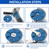 Stump Remover Angle Grinder Wood Carving Disc 6 Teeth Chainsaw