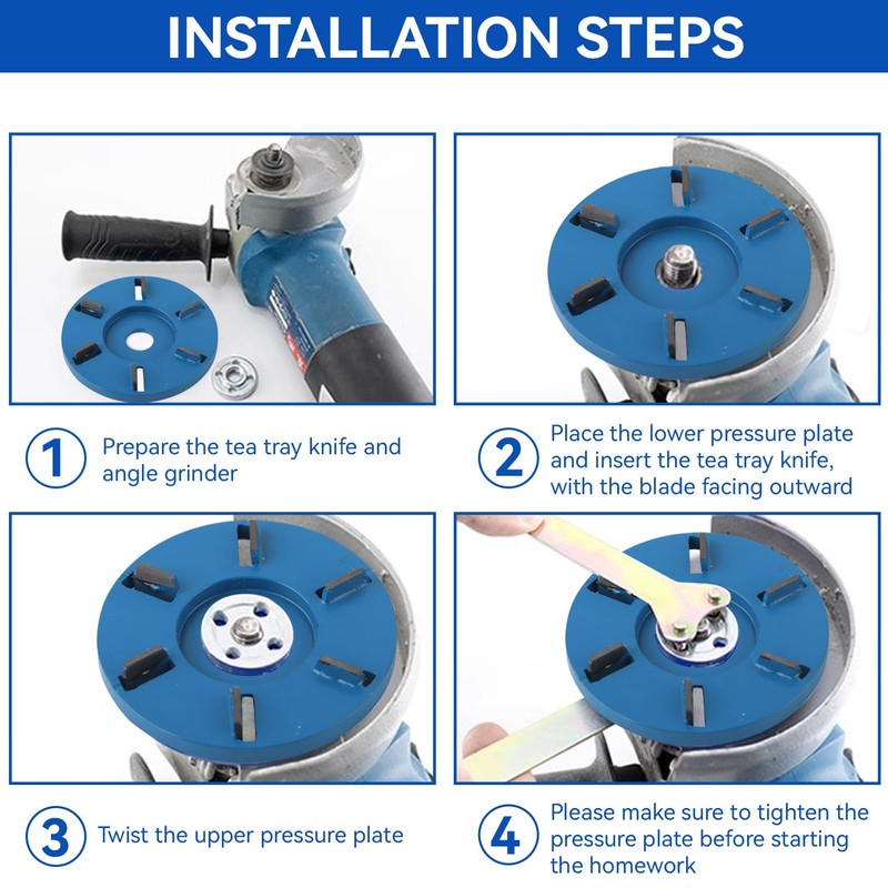 Stump Remover Angle Grinder Wood Carving Disc 6 Teeth Chainsaw
