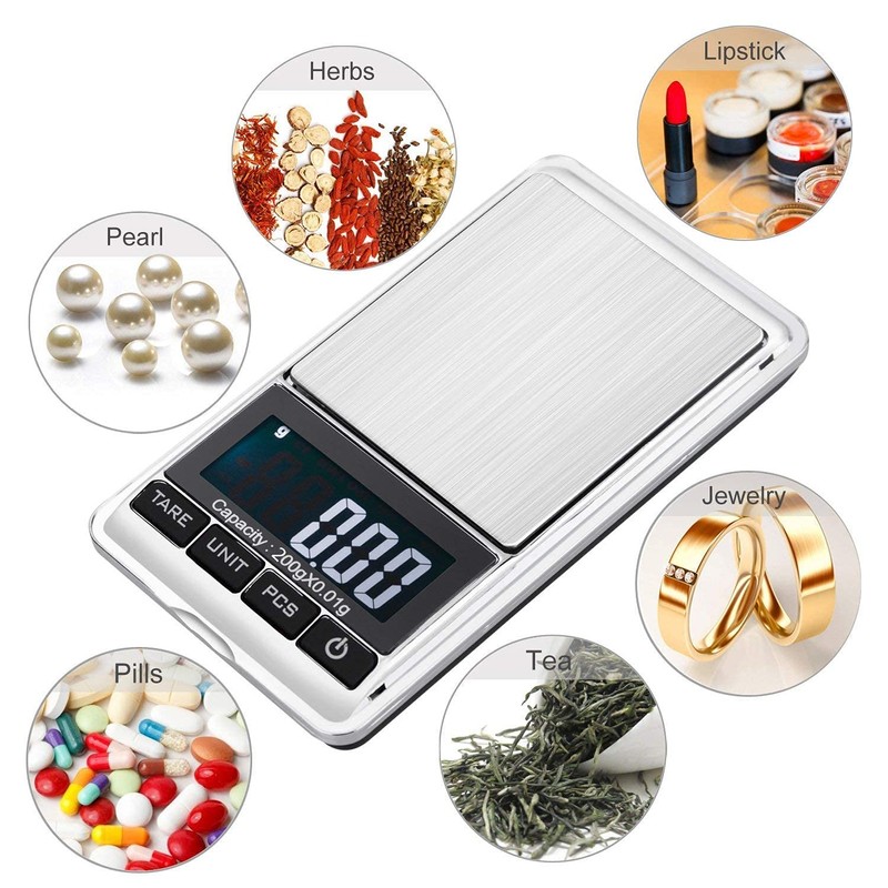 Digital Precision Gram Scale, 0.001oz/0.01g 500g Mini Pocket Scale, Portable