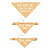 I do Too! Dog Bandana Wedding Engagement Announcement (X-Small), Beige,