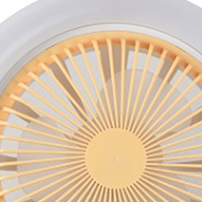 Ceiling Fan Light 30W ABS Housing 9.8in 2 in 1