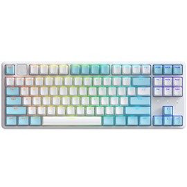 IROK NA87 Rapid Trigger Magnetic Switch RGB Mechanical Keyboard TKL 80% Hot Swapped HiFi Sound Programmable Wired Gaming Keyboard for Win/Mac Gamer-White