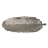 Small Decorative Bowl Leaf Feather Long Oblong Silver Tray Bowl