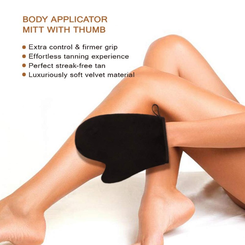 Manopla Autobronceadora, Guante de Bronceado Suave, Guante Autobronceador, Herramienta para