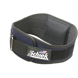 Schiek Industrial 6 inch Nylon Support Belt Black - XL