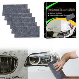 6 Stück Nano Sparkle Tuch Auto Kratzer Original Nano Sparkle Tuch Nanosparkle Tuch Nano Magic Tuch Car Scratch Remover Geeignet Zur Reparatur Kleinerer Kratzer im Lack und Zur Autoreinigung