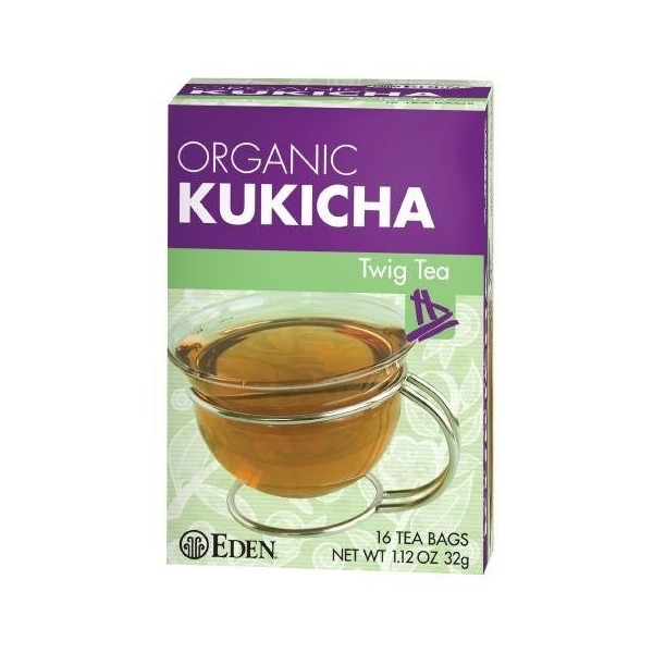 Eden Kukicha Twig Tea Organic 16 Tea Bags