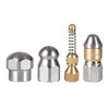 4Pcs Pressure Washer Sewer Nozzle Drain Hose Nozzle for Kitchen