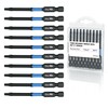 AXELORD 10Pcs Magnetic Torx Screwdriver Bit,1/4 "Hex Shank TT15 S2