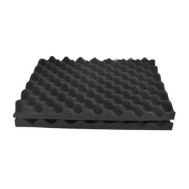 AIMALL 20pcs Flame Retardant Polyester Sponge Acoustic Panels 11.8×11.8in, Egg Crate Design Soundproofing Foam Wall Panels for Indoor Noise Reduction and Echo Absorption