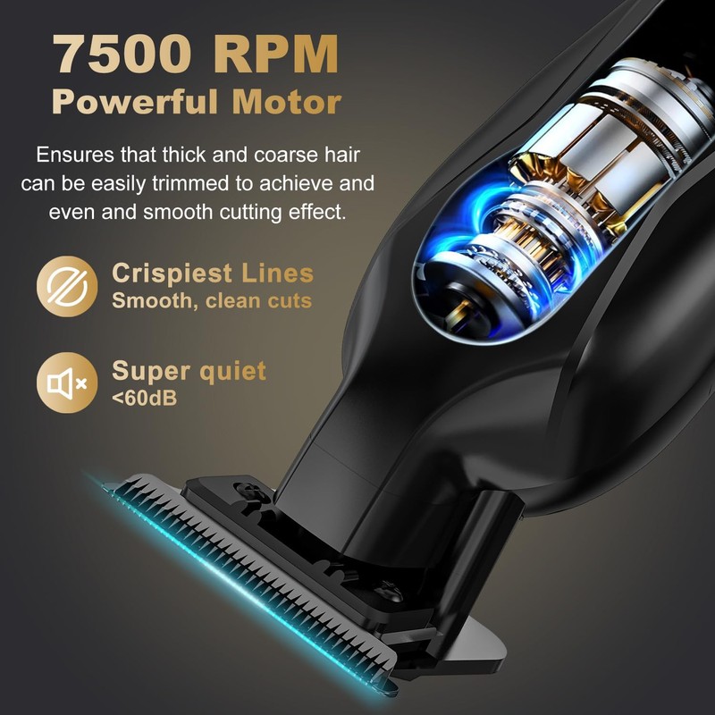 ciwellu Hair Trimmer for Men, Professional Barber Liner & Beard